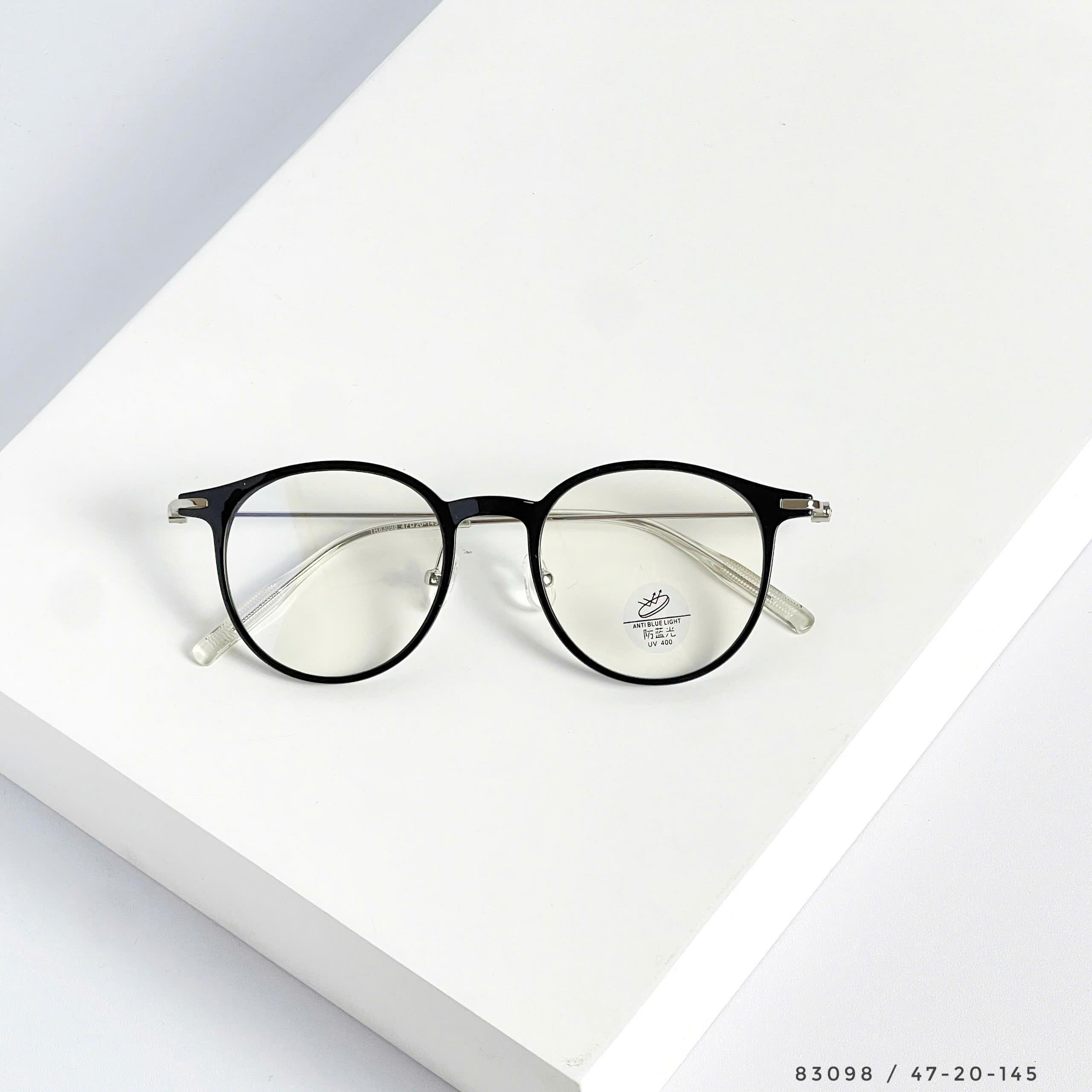 Gọng kính nhựa dẻo tròn có kim loại – phong cách thanh lịch, unisex hiện đạ thời trang nam nữ - Ảnh 3