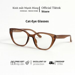 Gọng Kính Cận Nam Nữ TR90 Thời Trang – Siêu Nhẹ, Chống Va Đập, Dáng Mắt Mèo Hiện Đại