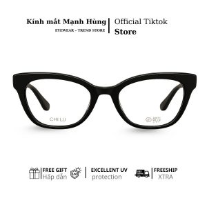 Gọng kính mắt mèo CHILU cực sang chảnh – chất liệu nhựa dẻo siêu nhẹ, khó gãy, tôn mặt và dễ phối đồ chuẩn style Hàn