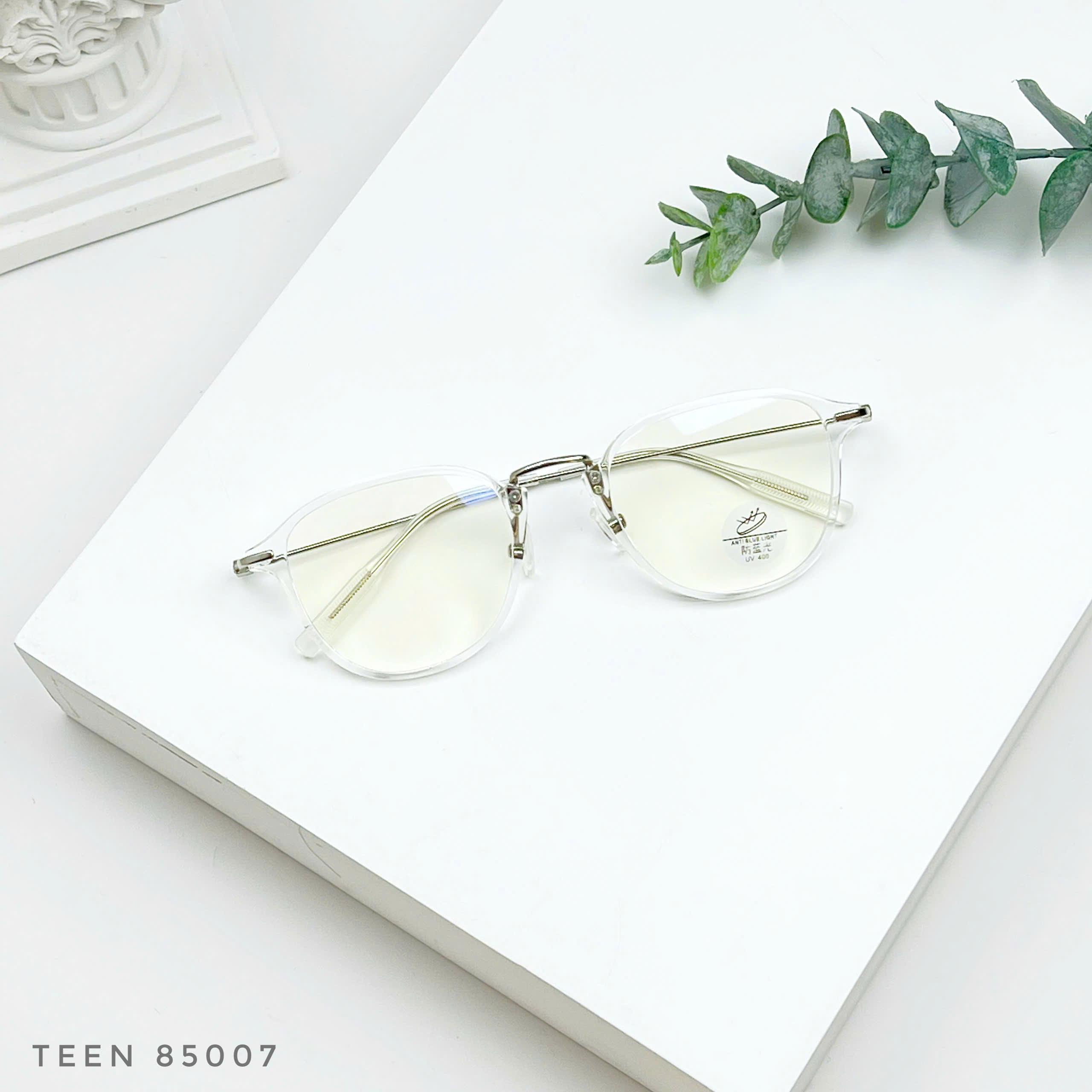 Gọng kính phối kim loại thanh lịch – chất liệu nhựa dẻo siêu nhẹ khó gãy, đeo êm thoải mái, phong cách Hàn trẻ trung và tinh tế - Ảnh 3