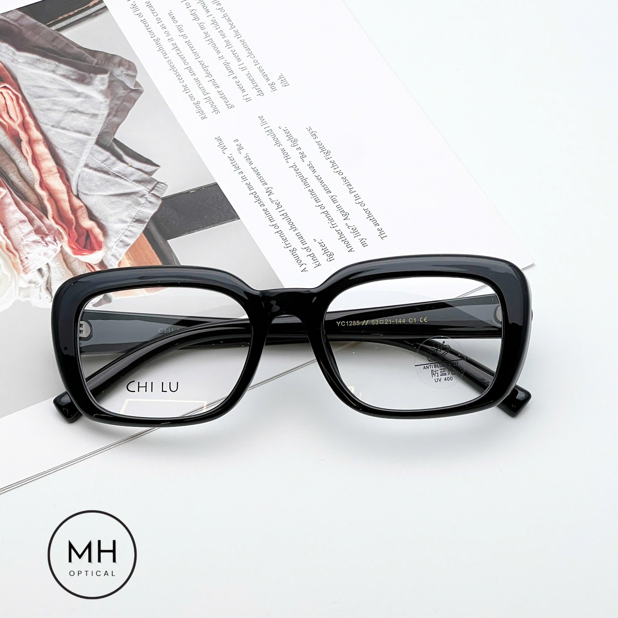 Gọng kính cận nữ CHILU – gọng vuông bản to nhựa dẻo nhẹ, khó gãy, form Hàn Quốc sang chảnh, thời trang nam nữ - Ảnh 3