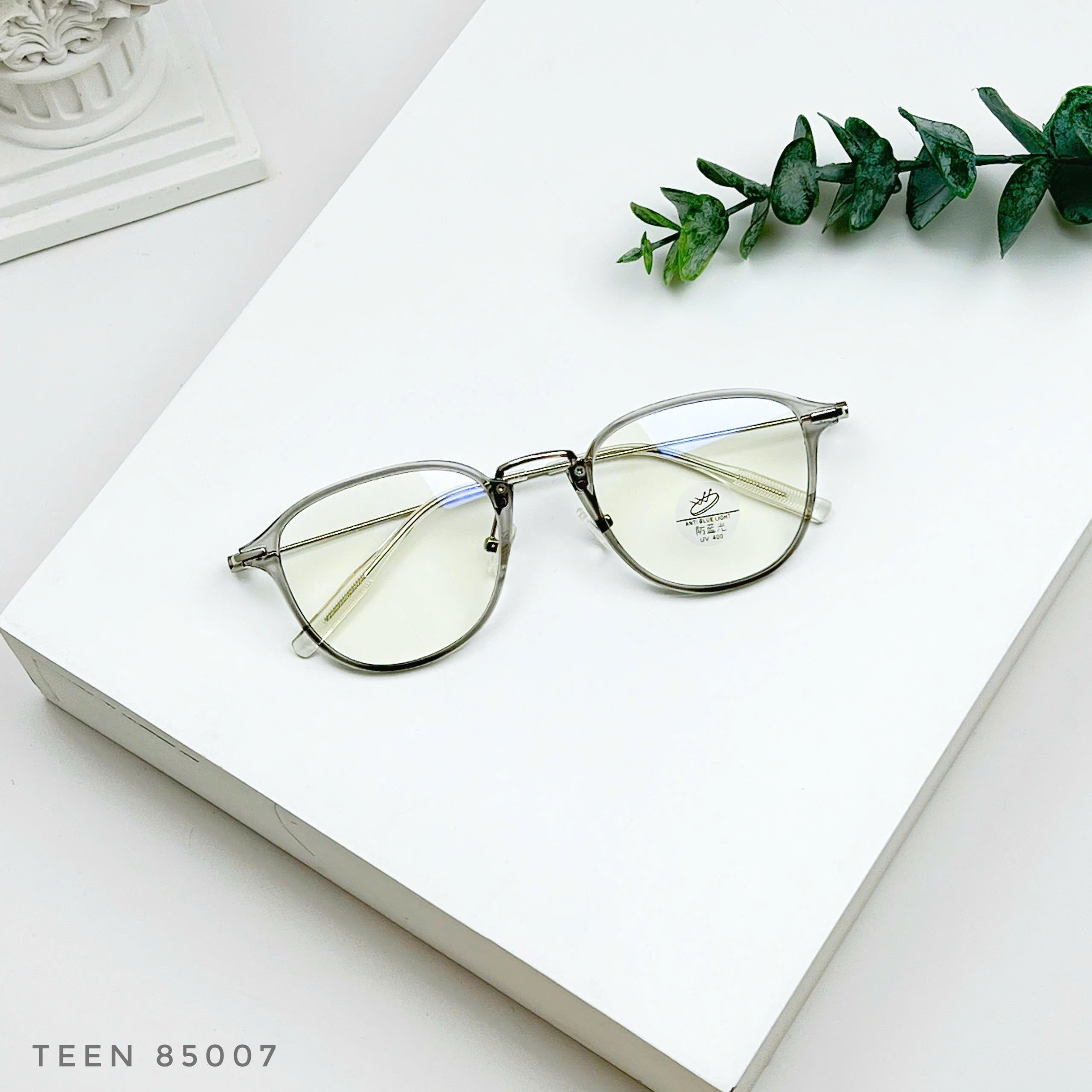 Gọng kính phối kim loại thanh lịch – chất liệu nhựa dẻo siêu nhẹ khó gãy, đeo êm thoải mái, phong cách Hàn trẻ trung và tinh tế - Ảnh 5