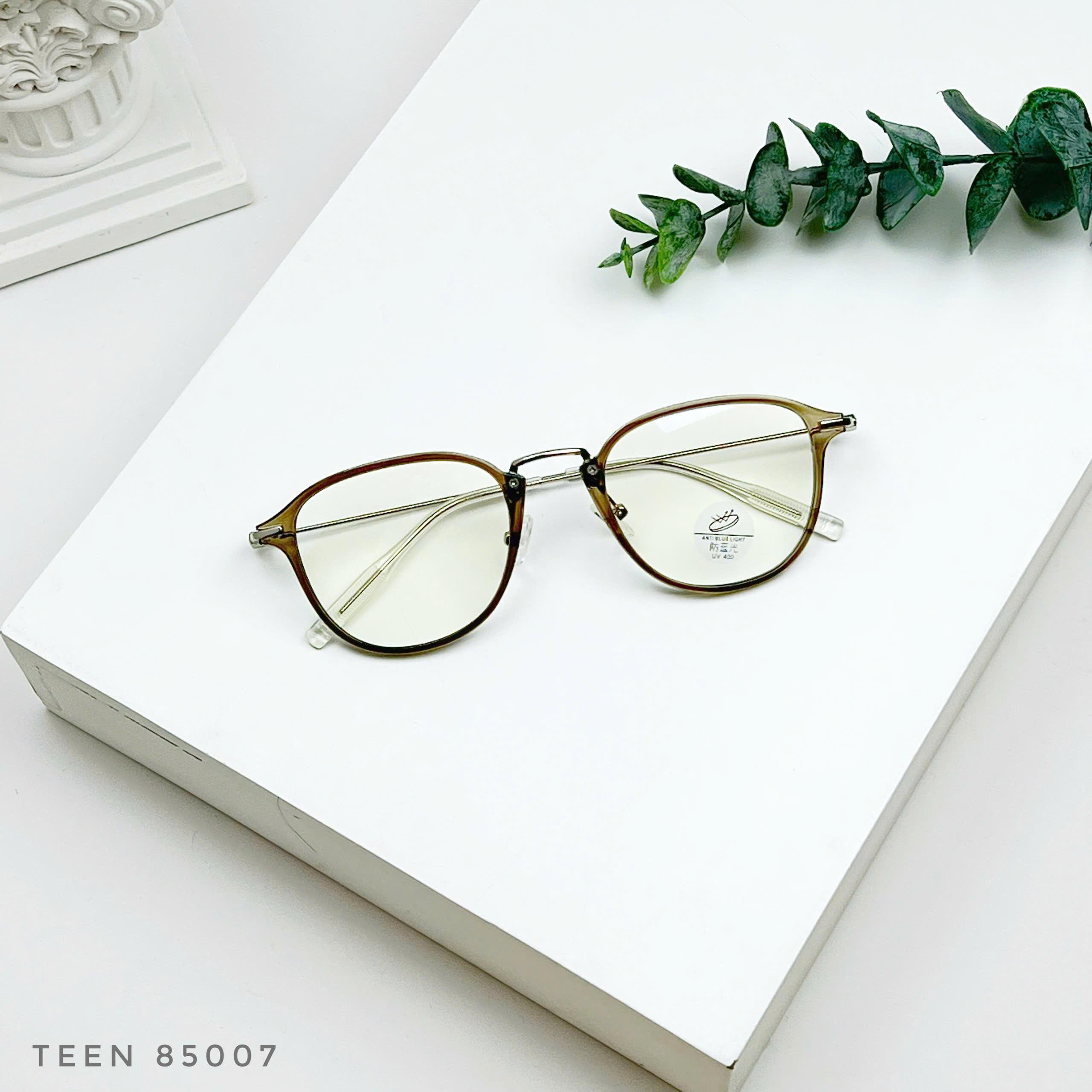 Gọng kính phối kim loại thanh lịch – chất liệu nhựa dẻo siêu nhẹ khó gãy, đeo êm thoải mái, phong cách Hàn trẻ trung và tinh tế - Ảnh 6