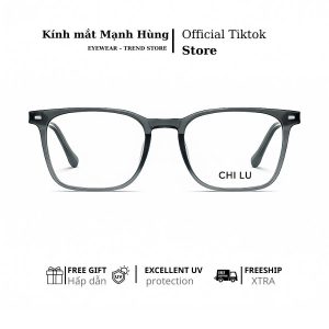 Gọng Kính Vuông TR90 ChiLu 22435 – Nhiều màu thời trang, Siêu Nhẹ Thời Trang Nam Nữ