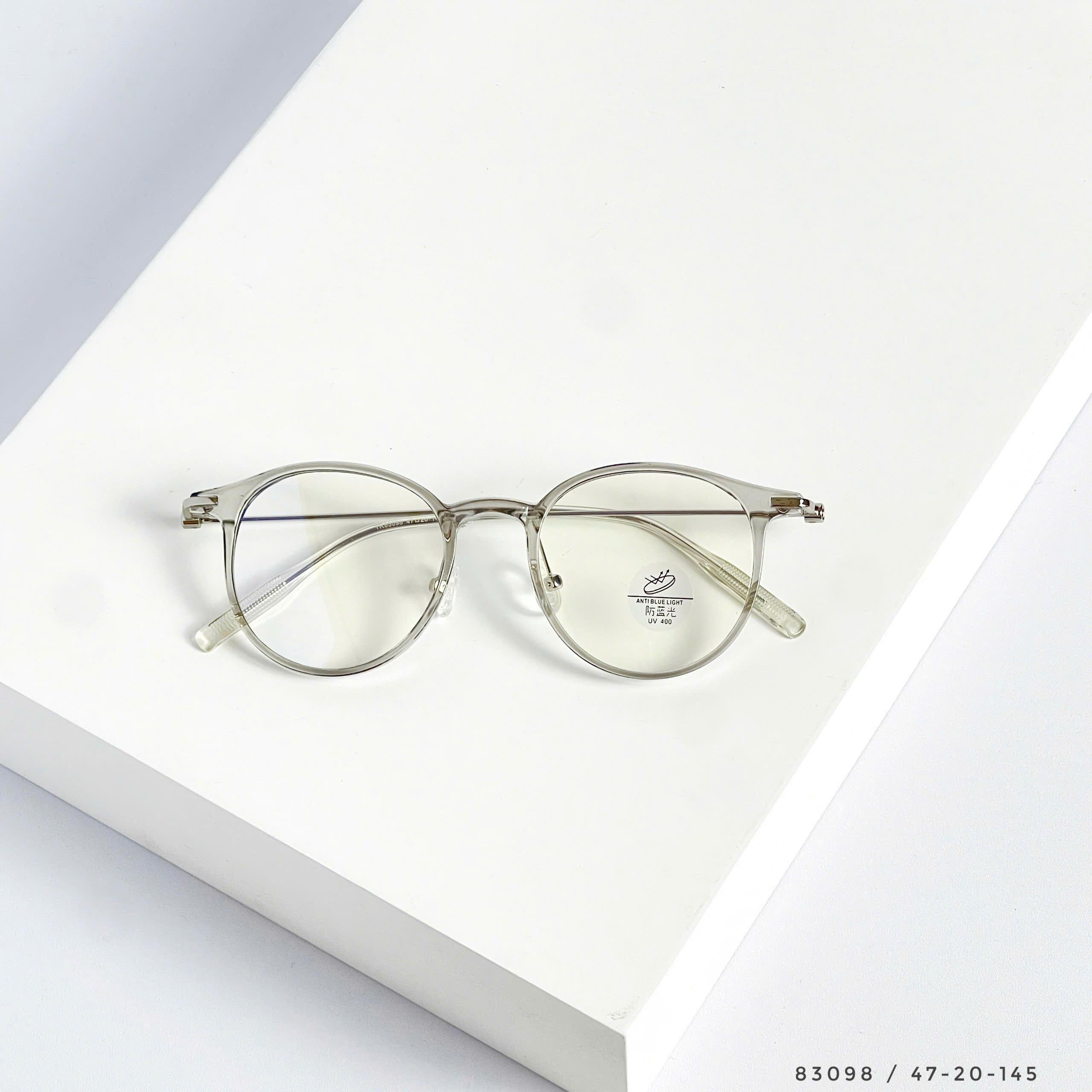 Gọng kính nhựa dẻo tròn có kim loại – phong cách thanh lịch, unisex hiện đạ thời trang nam nữ - Ảnh 5