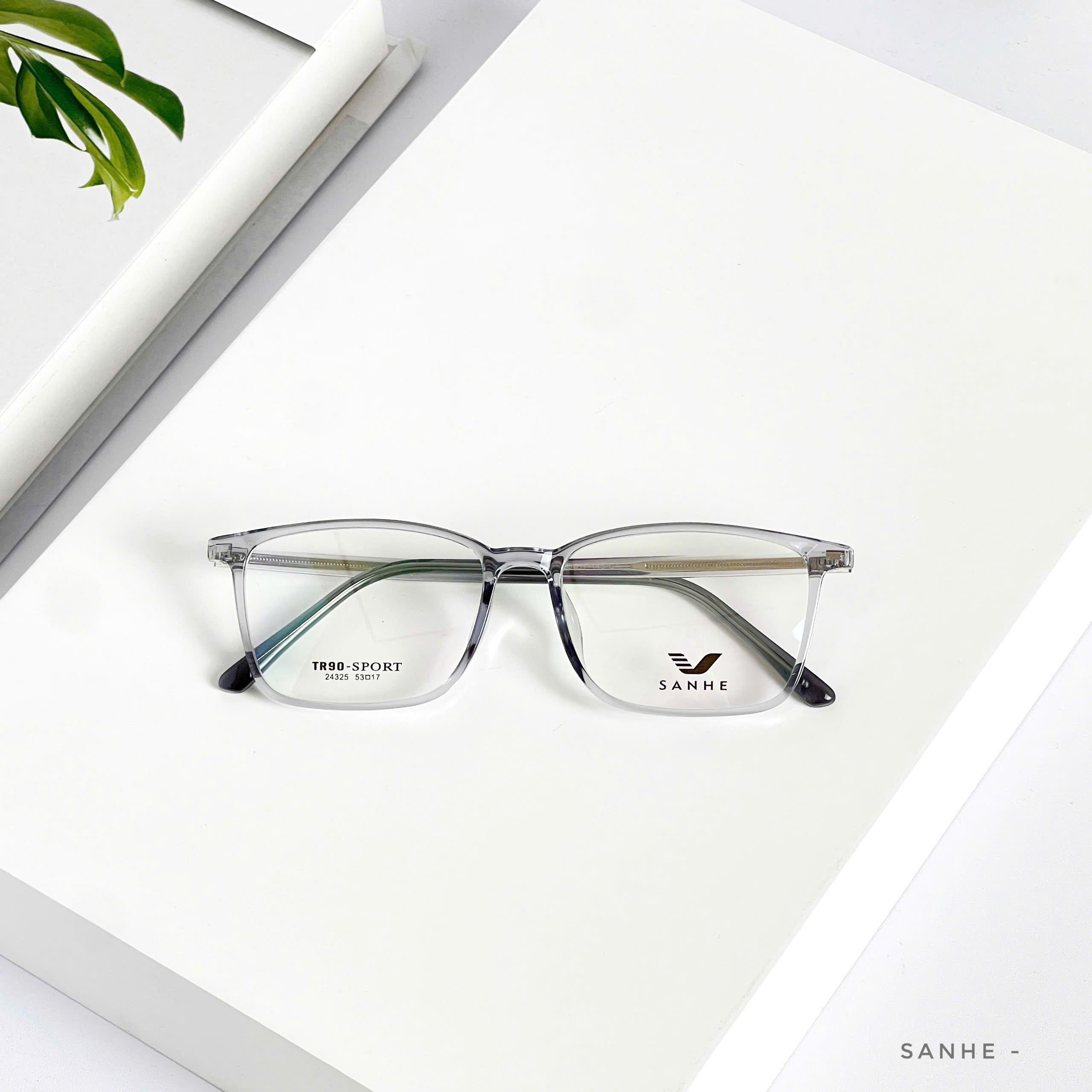 Gọng Kính Nam Nữ TR90-Sport SanHe – Dáng Vuông Thời Trang, Siêu Nhẹ, Chống Va Đập - Ảnh 3