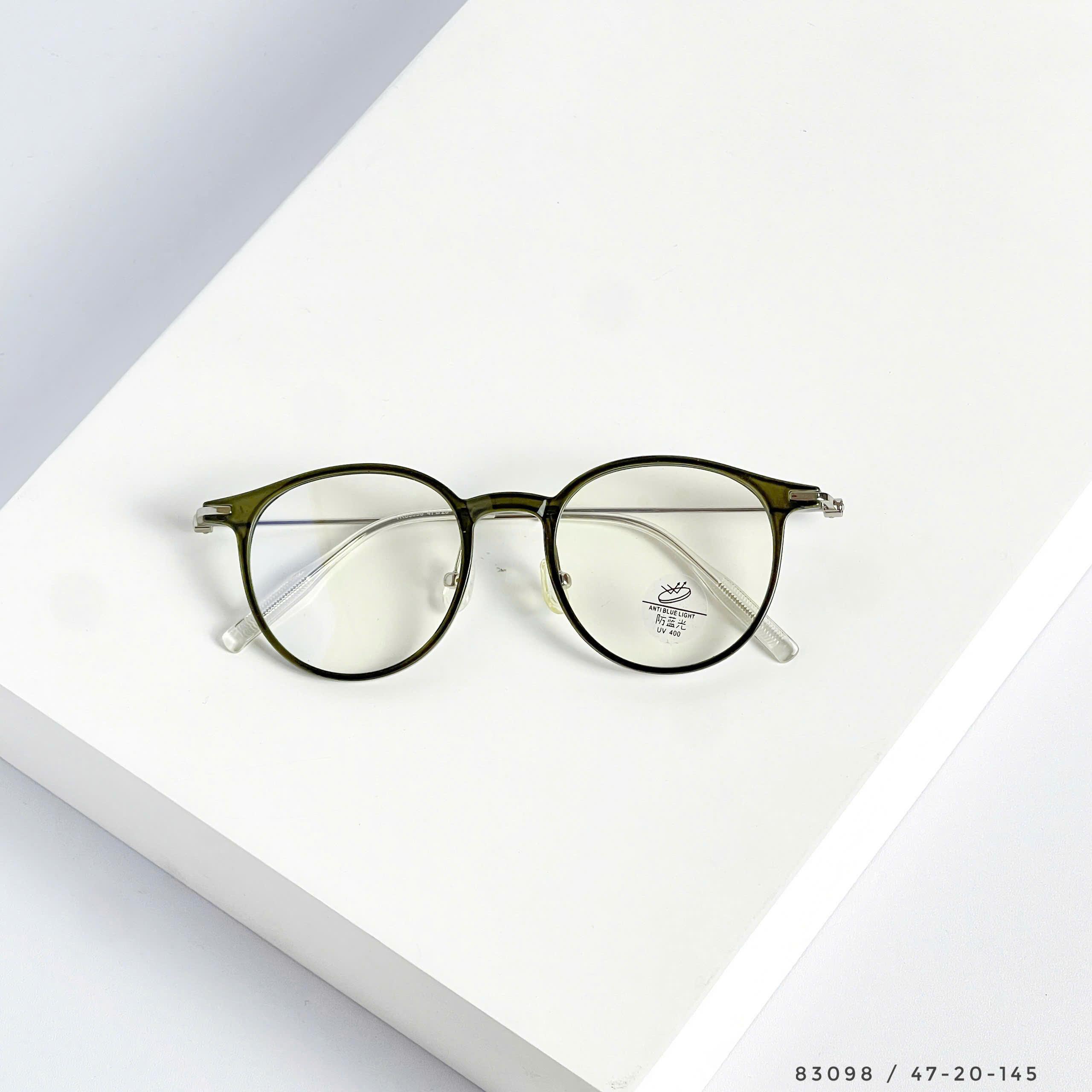 Gọng kính nhựa dẻo tròn có kim loại – phong cách thanh lịch, unisex hiện đạ thời trang nam nữ - Ảnh 6